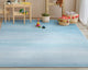 Nightfall Modern Blue Area Flat-Weave Rug