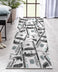 Hundred Dollar Bill Stacked Green Area Flat-Weave Rug