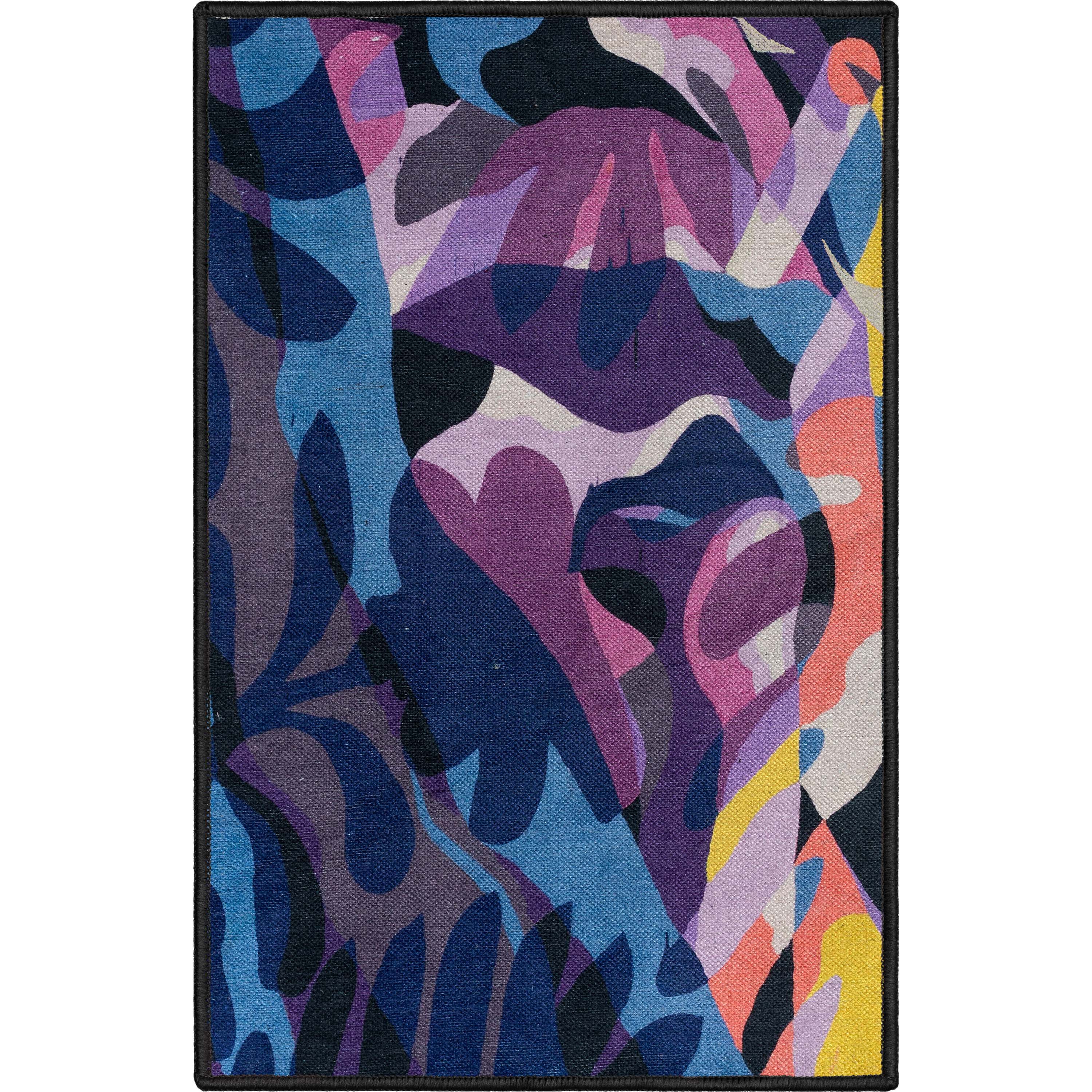 Well Woven x Misha Tyutyunik Nocturne Sunday Jungle Multi-Color Rug