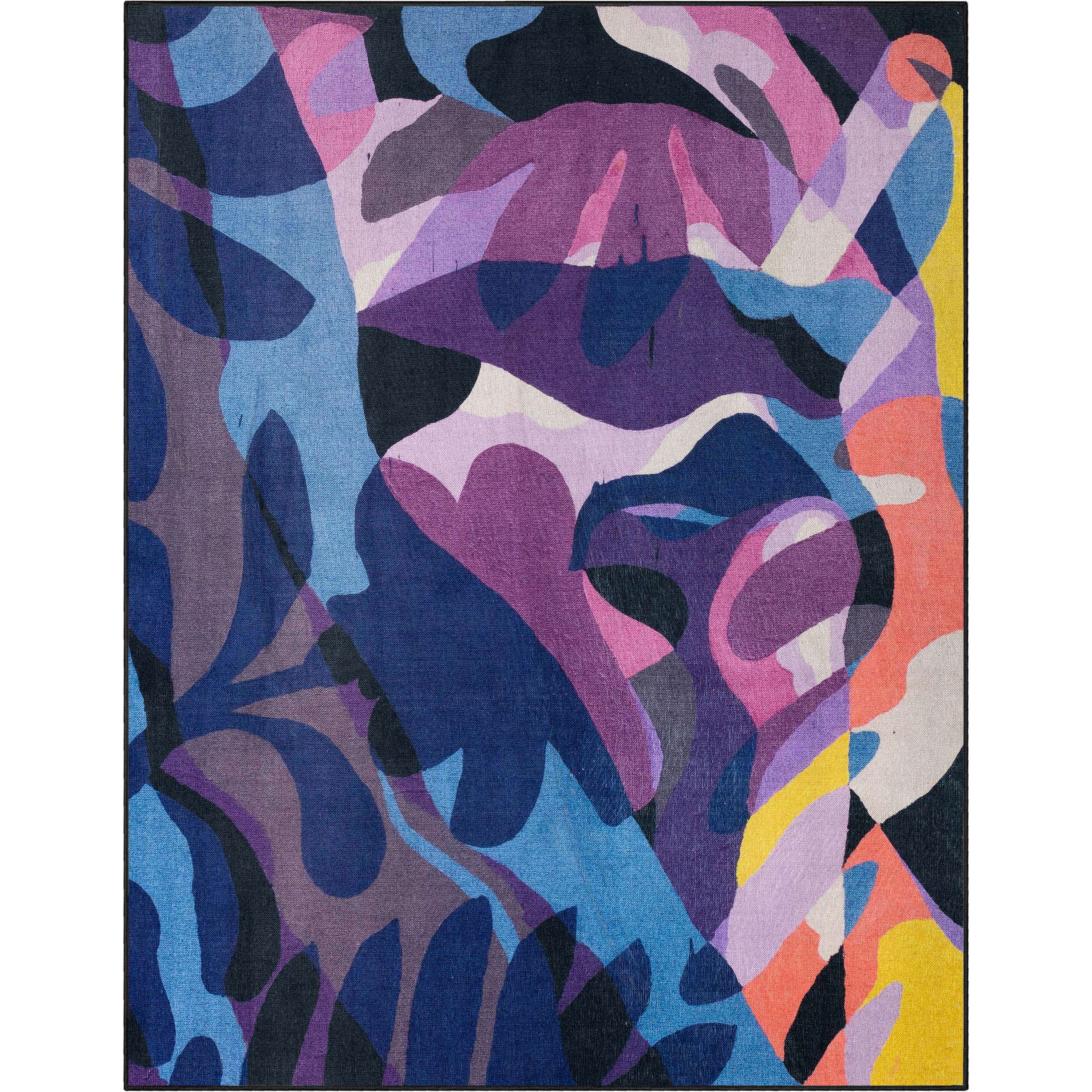 Well Woven x Misha Tyutyunik Nocturne Sunday Jungle Multi-Color Rug