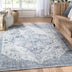 Blythe Vintage Bohemian Medallion Grey Flat-Weave Rug