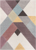 Cinca Geometric Scandinavian 3D Textured Multi Rug