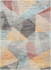 Laramie Geometric Abstract 3D Textured Multi 5'3" x 7'3" Rug