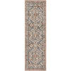 Pavia Traditional Aztec Tribal Ivory-Beige Red Flatweave High-Low Rug