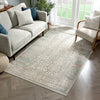 Grace Grey Vintage Persian Oriental High-Low Rug