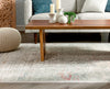 Grace Grey Vintage Persian Oriental High-Low Rug