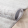 Thiva Vintage Oriental Floral Pattern Ivory Rug