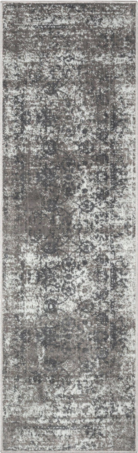 Thiva Vintage Oriental Floral Pattern Ivory Rug