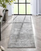 Thiva Vintage Oriental Floral Pattern Ivory Rug